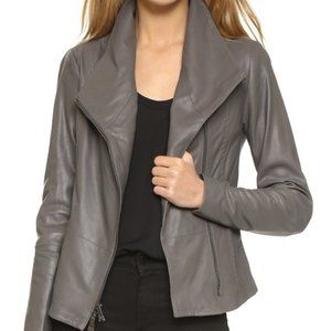 Vince Women's Scuba Leather Jacket - Medium
